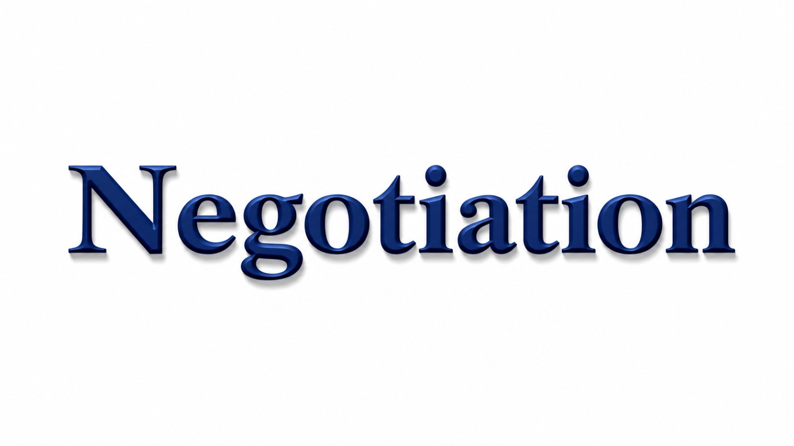 Negotiation